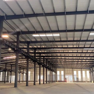 Custom size prefabricated steel structure warehouse fast installation Steel structure construction Galvanized steel warehouse - Product Image 4