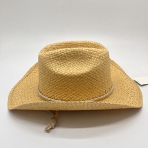 Thương nhân bán vàng cổ điển cỏ giấy Vật liệu mũ cao bồi trực tiếp thích hợp cho đi ra ngoài và tham gia vào các hoạt động - Product Image 4