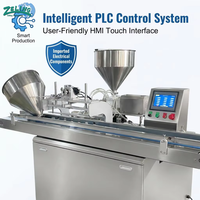 Machine de remplissage automatique à injection latérale continue ZL-503, servomoteur, contrôle par écran tactile, précision de 1g pour le pain