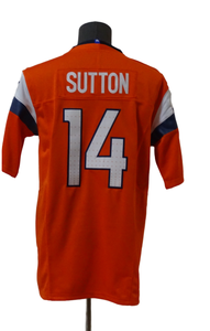 TOP Neue Designs BRONCOS 10 #   Bo Nix 18 #   Peyton Manning Retro-Spielertrikot American Football Trikot Kurz Atmungsaktiv - Product Image 2