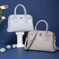 Sac fourre-tout personnalisé en cuir litchi multicouche grande capacité pour femme, sac à main de luxe simple et multicolore à la mode