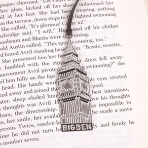 Magnifiques marque-pages en métal pour livres : Tour Eiffel, Statue de la Liberté, Big Ben, Tour penchée de Pise - Product Image 3