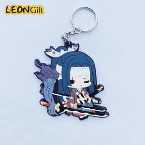 Porte-clés en silicone souple personnalisé, porte-clés <span class=keywords><strong>de</strong></span> dessin animé, logo personnalisé OEM promotionnel - Product Image 3