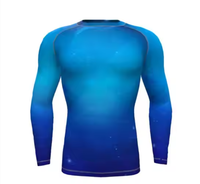 Livraison directe Combat NoGi Mma Perform Compress T-Shirt Hommes Bjj Gi Jiu Jitsu Rashguard à manches courtes personnalisé Vente en gros RashGuard
