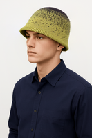 Chapeau de pêcheur en chenille d'hiver, couleur unie, tricot décontracté, sports de plein air, ski, pêche, seau, bassin, 30 % RMS mohair, 30 % RWS laine