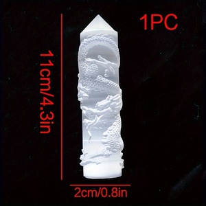 Dragon et Phénix en sélénite naturelle de haute qualité pour la guérison, en stock dans l'entrepôt américain, livraison en 3 jours - Product Image 4