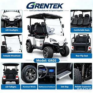 Voiturette de golf électrique au lithium GRENTEK de luxe 4 places 72V avec moteur 5000W, autonomie de 90 km, personnalisable pour la chasse et l'utilisation sur routes non publiques - Product Image 5