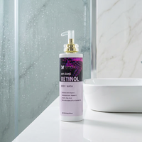 Gel Douche Hydratant Éclaircissant au Rétinol et à l'Aloe Vera Marque Blanche pour Hommes et Femmes