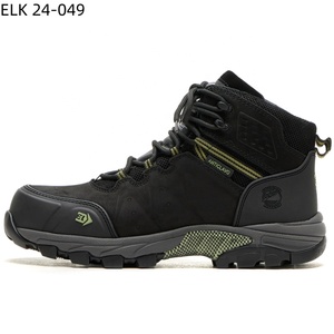 Bottes de sécurité pour hommes en cuir Crazy Horse, légères, anti-choc, antidérapantes, à lacets, avec embout composite - Product Image 4