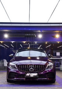 ซับสัตว์เลี้ยงมิดไนท์สีม่วงมันวาวสูงโครเมี่ยมสีโลหะรถไวนิลกราฟิก - Product Image 6