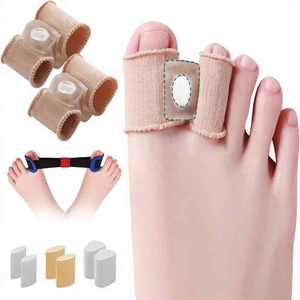 Penyangga Jari Kaki Silikon Gel, Pemisah Bunion, Penyangga Hallux Valgus, Pelurus Jari Kaki, Ortosis untuk Jari Kaki Bertumpuk, Pereda Nyeri - Product Image 1