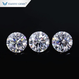 Vente en gros de bagues en faux diamants 2 carats en Moissanite Pierres en vrac Meilleur prix Moissanite en vente - Product Image 4