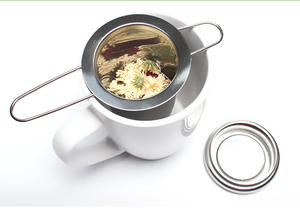 Vendita calda infusore per tè sfuso <span class=keywords><strong>e</strong></span> <span class=keywords><strong>tisana</strong></span> Steeper - Brews filtri per tè <span class=keywords><strong>e</strong></span> Steeps <span class=keywords><strong>tazza</strong></span> singola di tè Extra Fine con clip per cucchiaio - Product Image 3