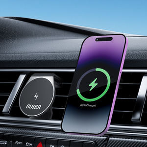 ODIER-Soporte <span class=keywords><strong>de</strong></span> teléfono magnético personalizado <span class=keywords><strong>para</strong></span> coche, <span class=keywords><strong>cargador</strong></span> inalámbrico <span class=keywords><strong>de</strong></span> carga rápida <span class=keywords><strong>de</strong></span> 15W <span class=keywords><strong>para</strong></span> 12/3/15 Pro Max, soporte <span class=keywords><strong>para</strong></span> teléfono móvil - Product Image 1