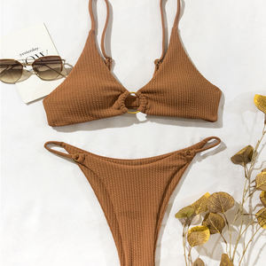 Ensemble <span class=keywords><strong>de</strong></span> bikini deux pièces sur mesure, nouvelle arrivée, vêtements <span class=keywords><strong>de</strong></span> plage, grande taille, <span class=keywords><strong>maillot</strong></span> <span class=keywords><strong>de</strong></span> <span class=keywords><strong>bain</strong></span> sexy pour femmes, bikini côtelé <span class=keywords><strong>push</strong></span>-<span class=keywords><strong>up</strong></span> - Product Image 2