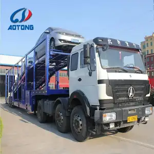 बिक्री के लिए एओटोंग 2 डबल एक्सल 6 इकाइयां एसयूवी कार कैरियर सेमी ट्रेलर वाहन परिवहन ट्रक ट्रेलर का परिवहन करती हैं