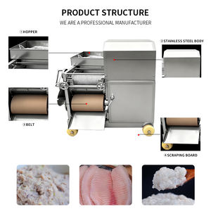 Krabbenfleisch-Extraktionsmaschine Fischfleisch-Sammelgerät Hersteller Krabbenmantel-Entfernungs- und Fleischextraktionsmaschine - Product Image 4