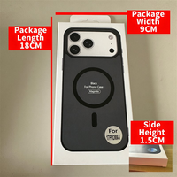 Casing Anti Jatuh Magnetik dengan Lapisan Matte untuk iPhone 18 17 Pro Max 16 Pro, Pegangan Nyaman, Mudah Dilepas, Anti Menguning