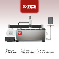 Machine de découpe laser CNC économique DXTECH 1500x3000 1500 Watt pour tuyaux, tôles de fer et acier inoxydable