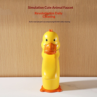 Robinet en laiton Ducky mignon avec contrôle de la température (chaud/froid) et système anti-éclaboussures. Idéal pour les écoles maternelles et les éviers de salle de bain à domicile.