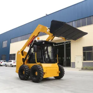 Barato Epa Kubota Engine CE Diesel Skid Steer Loader 1000KG Drive BucketFree oficial posventa Skid Steer Loader Accesorios