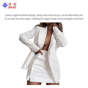 Ropa de trabajo de oficina de alta calidad para mujer, traje de dos piezas, <span class=keywords><strong>falda</strong></span>, ropa de seguridad - Product Image 4