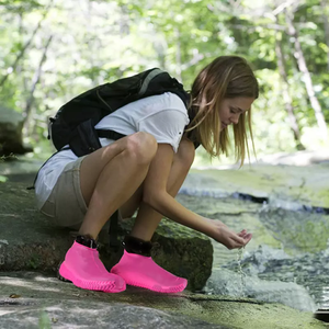 Hoge Kwaliteit <span class=keywords><strong>Promo</strong></span> Siliconen Schoenen Beschermer Creatieve Laarzen Anti-Slip Wasbare Bescherming Bpa Gratis Custom Anti-Slip Draagbare Regen - Product Image 6