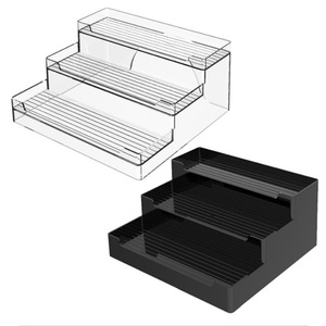 Organisateur moderne de comptoir en plastique <span class=keywords><strong>à</strong></span> 3 niveaux sans perçage pour <span class=keywords><strong>Amazon</strong></span> Comptoir de cuisine pour <span class=keywords><strong>épices</strong></span> avec présentoir - Product Image 2