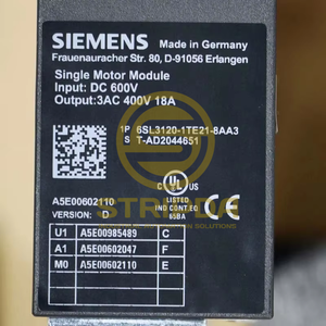 Module à double moteur industriel 6SL31201TE218AA3 6SL3120-1TE21-8AA3 18A pour système de disjoncteur - Product Image 4