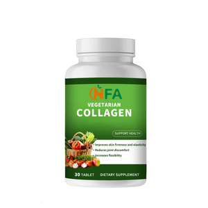 Comprimés de collagène végétarien à marque privée 100 % naturels à base de plantes pour augmenter la flexibilité, favoriser le sommeil et soutenir l'immunité chez l'adulte - Product Image 1