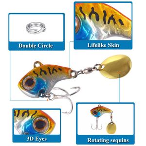 Señuelo de Pesca VIB Mini de Venta Caliente 9g/13g/16g/22g, Cebo Metálico para Pesca en Hielo de Perca, Caballa, Pargo, Lubina para Jigging en Lago y Spinner - Product Image 2