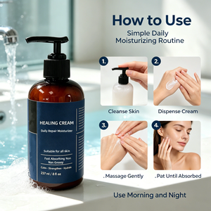 Crème Réparatrice Naturelle <span class=keywords><strong>Apaisante</strong></span>, Soulageante, Hydratante et Réparatrice pour le Visage - Product Image 5