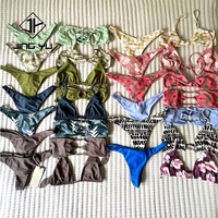 Populaire Hawaiiaanse badkleding, ontwerp uw eigen merk, milieuvriendelijke bikini, hoogwaardige bedrukte damesbikini