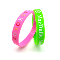 Bracelet en silicone personnalisé promotionnel, bracelet en caoutchouc avec logo personnalisé pour le sport et la publicité