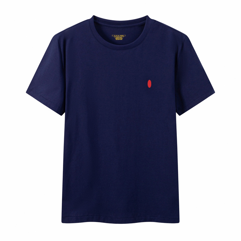 Sapphire blue with red pony logo