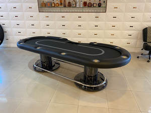 Vente directe d'usine Table de poker personnalisée de haute qualité Table de poker haut de gamme - Product Image 5