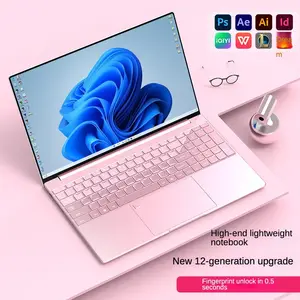 Novo design 15.6" Intel notebook N5095 win11 Laptop 8gb 256gb 512b SSD teclado opcional para laptops de 15 polegadas