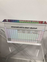 Fabrik schule Chemische Bildung Lehrer Schüler Klassen zimmer Verwenden Sie Acryl würfel Design Block Acryl Perioden system der Elemente