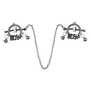 Morsetti regolabili del capezzolo del seno del metallo Non-Piercing regolabili morsetti del capezzolo su anelli del seno femminile stimolatore della Clip del capezzolo - Product Image 4