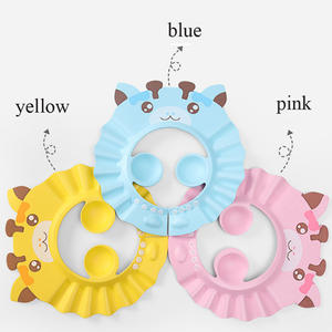 Chapeau visière réglable doux shampooing <span class=keywords><strong>douche</strong></span> protection de bain chapeau de bain pour tout-petit - Product Image 4