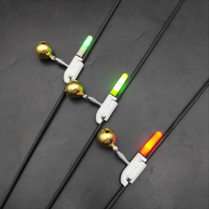 Luce di punta dell'asta con campana rossa/<span class=keywords><strong>verde</strong></span>/luce intelligente a induzione luce LED canna da pesca adatta per 1.5 ~ 3mm canne sensibili Alarmsea - Product Image 4