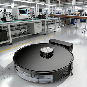 หุ่นยนต์ดูดฝุ่น OEM GEERLEPOL V8 LDS พร้อมระบบนำทาง ควบคุมผ่านแอพพลิเคชั่น ฟังก์ชั่นดูดฝุ่นแบบเปียกและแห้ง สำหรับทำความสะอาดบ้าน พรม และขนสัตว์เลี้ยง - Product Image 1