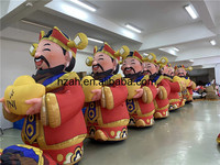 Ballon gonflable Dieu de la richesse pour la décoration du festival chinois Fortune Symbolisant Dieu de la Fortune Dieu de la Fortune gonflable