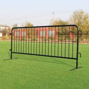 Meerkleurige Tijdelijke Crowd Control Barrière Plastic Wegbarrière Voor Veiligheidswerkzaamheden