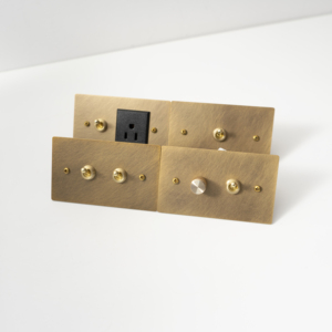 Bascule moletée rétro en laiton 220V 118 Type 1GANG 2GANG 2WAY Dimmer Home Bar Hotel Interrupteur à tirette électrique personnalisé - Product Image 2