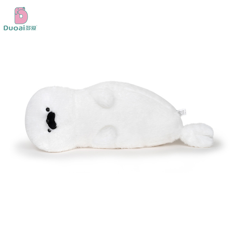 70cm white lying seal