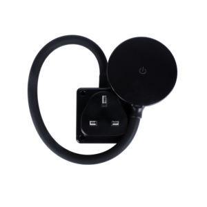 Lámpara <span class=keywords><strong>Led</strong></span> regulable De cuello De cisne para Escritorio, iluminación plegable para oficina, lectura, estudio, mesa, Sensor táctil - Product Image 2