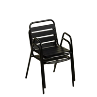 Ensemble de mobilier de salle à manger d'extérieur moderne et durable en acier au carbone et alliage d'aluminium, table et chaises imperméables pour cour, terrasse, parc