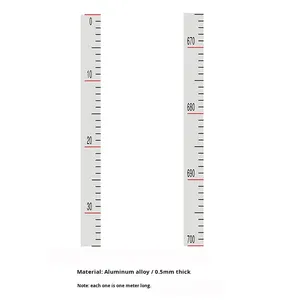 तेल टैंक स्तर गेज बॉडी ऑयल डिपो तेल चिह्न पैमाने एल्यूमीनियम मिश्र धातु ऊंचाई गेज स्व-चिपकने वाला वाटरप्रूफ सनप्रूफ पहनने के लिए प्रतिरोधी - Product Image 6