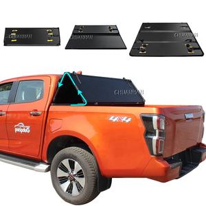 Couvre-caisse de camion Great Wall Steed 5, toit rigide en aluminium, tonneau tri-pliant pour Chevy Silverado 2015 Colorado Tacoma-Similar <span class=keywords><strong>Ranger</strong></span> - Product Image 2